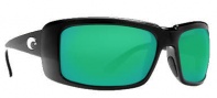 Costa Del Mar Cheeca Sunglasses Black Frame Sunglasses - Green Mirror / 400G