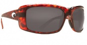 Costa Del Mar Cheeca Sunglasses Tortoise Frame Sunglasses - Dark Amber / 580P