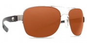 Costa Del Mar Cocos Sunglasses Palladium Frame Sunglasses - Copper / 580P