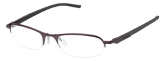 Tag Heuer Automatic 0823 Eyeglasses Eyeglasses - 003 Matt Chocolate / Dark Brown - Black
