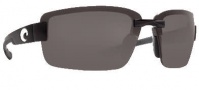 Costa Del Mar Galveston Sunglasses - Black Frame Sunglasses - Gray / 580P
