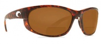 Costa Del Mar Howler C-Mates Bifocals Sunglasses - Tortoise / Dark Amber 1.75 400P