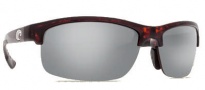 Costa Del Mar Indio Sunglasses - Tortoise Frame Sunglasses - Silver Mirror / 580P