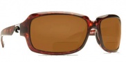 Costa Del Mar Isabela C-Mates Bifocals Sunglasses - Tortoise / Dark Amber 1.75 400P