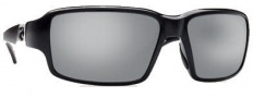 Costa Del Mar Peninsula Sunglasses - Black Frame Sunglasses - Silver Mirrror / 580G