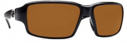 Costa Del Mar Peninsula Sunglasses - Black Frame Sunglasses - Amber / 580P