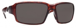 Costa Del Mar Peninsula Sunglasses - Tortoise Frame Sunglasses - Gray / 580G