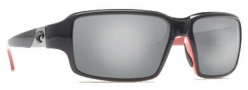 Costa Del Mar Peninsula Sunglasses - Black Coral Frame Sunglasses - Silver Mirror / 580G