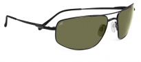Serengeti Levanto Sunglasses Sunglasses - 7586 Satin Black / 555NM Polarized 