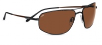 Serengeti Levanto Sunglasses Sunglasses - 7587 Satin Dark Brown / Drivers Polarized 