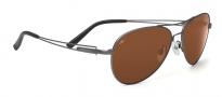 Serengeti Brando Sunglasses Sunglasses -  7544 Velvet Gunmetal / Drivers Polarized 