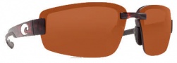 Costa Del Mar Seadrift Sunglasses - Tortoise Frame Sunglasses - Copper / 580P