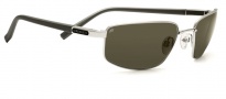 Serengeti Trapani Sunglasses Sunglasses - 7598 Shiny Gunmetal / Gray Stripe / Drivers Polarized