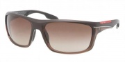 Prada Sport PS 01NS Sunglasses Sunglasses - GAJ6S1 Brown Demi Shiny  / Brown Gradient 