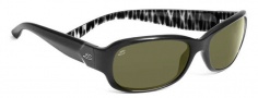 Serengeti Chloe Sunglasses Sunglasses - 7622 Shiny Black Zebra / 555NM Polarized