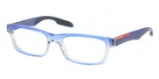 Prada Sport PS 07CV Eyeglasses Eyeglasses - JAT1O1 Striped Blue