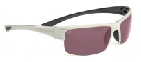 Serengeti Corrente Sunglasses Sunglasses - 7695 Metallic Pearl / Shiny Black / Polar PHD 555NM