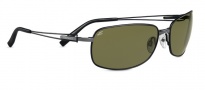 Serengeti Trieste Sunglasses Sunglasses - 7671 Gunmetal / Black Tannery / 555NM Polarized