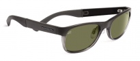 Serengeti Piero Sunglasses Sunglasses - 7636 Satin Dark Gray / Shiny Crystal Medium Gray / 555NM