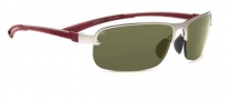 Serengeti Strato Sunglasses Sunglasses - 7684 Satin Silver / Polar PHD 555NM