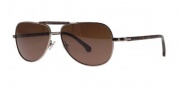 Brooks Brothers BB4003S Sunglasses Sunglasses - 150773 Gunmetal / Brown Solid