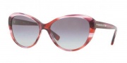 DKNY DY4084 Sunglasses Sunglasses - 352911 Raspberry Tortoise / Gray Gradient 