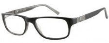 Guess GU 1710 Eyeglasses Eyeglasses - BLK: Black / Grey Horn 