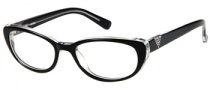 Guess GU 2296 Eyeglasses Eyeglasses - BLK: Black Crystal