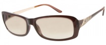 Guess GU 7103 Sunglasses Sunglasses - BRN-1: Dark Crystal Brown