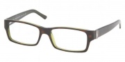 Polo PH2027 Eyeglasses Eyeglasses - 5016 Top Havana on Green Transparent
