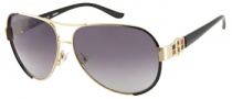 Guess GU 7132 Sunglasses Sunglasses - GLDBK-35: Shiny Gold 