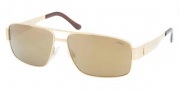 Polo PH3054 Sunglasses Sunglasses - 90047D Shiny Gold Brown / Mirror Bronze