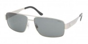 Polo PH3054 Sunglasses Sunglasses - 910487 Brushed Silver / Gray