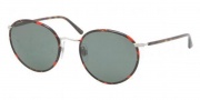 Polo PH3057MJ Sunglasses Sunglasses - 908871 Sanded Silver / Green