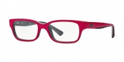 Ray-Ban Junior RY1527 Eyeglasses Eyeglasses - 3575 Top Fuxia on Gray