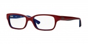 Ray-Ban Junior RY1527 Eyeglasses Eyeglasses - 3577 Top Red on Blue