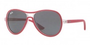 Ray-Ban Junior RJ9055S Sunglasses Sunglasses - 193/87 Transparent Cyclamen / Gray