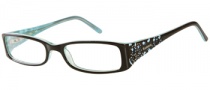 Candies C Harlow Eyeglasses Eyeglasses - BRN: Brown Turquoise