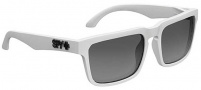 Spy Optic Helm Sunglasses Sunglasses - Matte White / Grey
