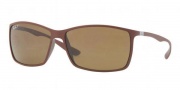 Ray-Ban RB4179 Sunglasses Sunglasses - 881/83 Matte Brown / Polarized Brown