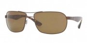 Ray-Ban RB3492 Sunglasses Sunglasses - 014/57 Brown Crystal / Brown Polarized