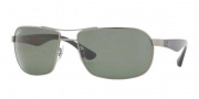 Ray-Ban RB3492 Sunglasses Sunglasses - 004/58 Gunmetal Crystal / Green Polarized