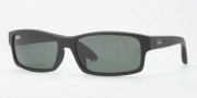 Ray-Ban RB 4151F Sunglasses Sunglasses - 622/71 Black Rubberize / Green