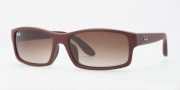 Ray-Ban RB 4151F Sunglasses Sunglasses - 816/13 Red Beet Rubberize / Brown Gradient