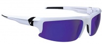 Spy Optic Rivet Sunglasses Sunglasses - Matte White / Bronze W/ Blue Spectra
