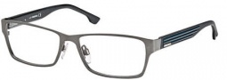 Diesel DL5014 Eyeglasses Eyeglasses - 008 Shiny Satin Gunmetal 