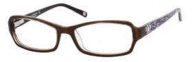 Liz Claiborne 391 Eyeglasses Eyeglasses - 0JPD Brown Crystal Floral 