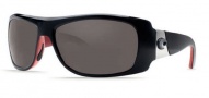 Costa Del Mar Bonita Sunglasses Black Coral Frame Sunglasses - Gray / 580G