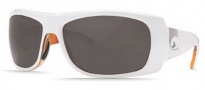 Costa Del Mar Bonita Sunglasses White Tortoise Frame Sunglasses - Gray / 580G