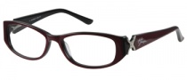 Harley Davidson HD 343 Eyeglasses Eyeglasses - RB: Ruby On Black 
